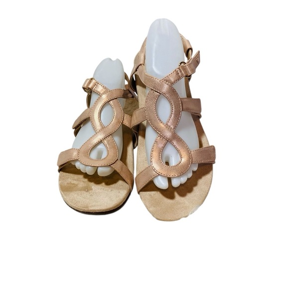 Vionic Jodie Rose Gold Women's Arch Support Sandals Sz-10 - Picture 1 of 4
